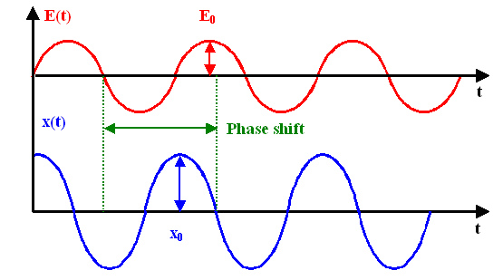 Parameters of harmonic oscillation