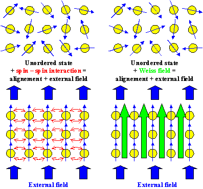 Mean field approach to ferromagnets