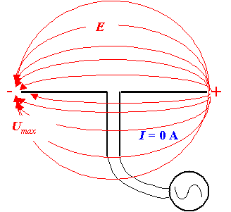 Dipole and electrical field