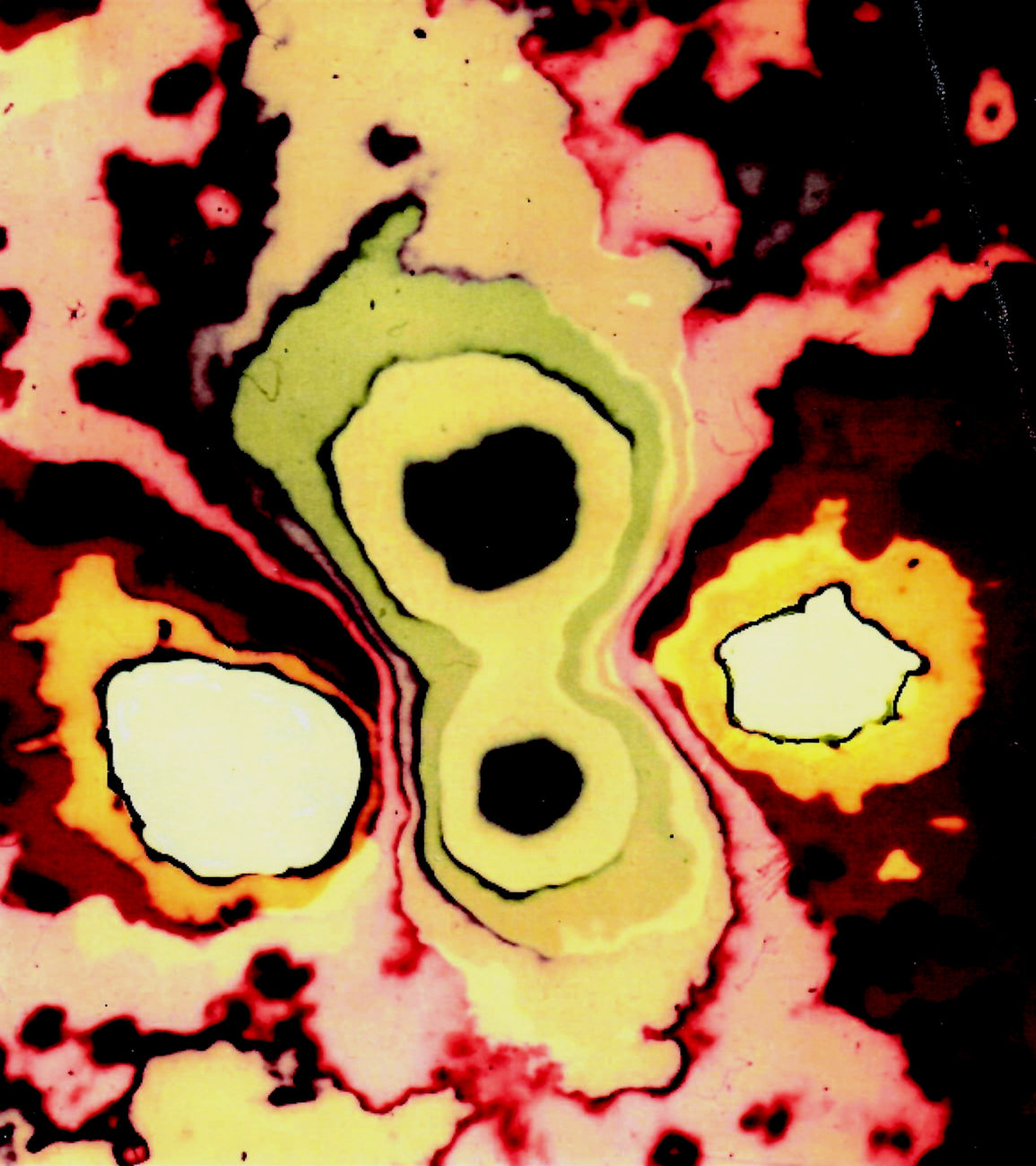 Radiation danage in Co; color