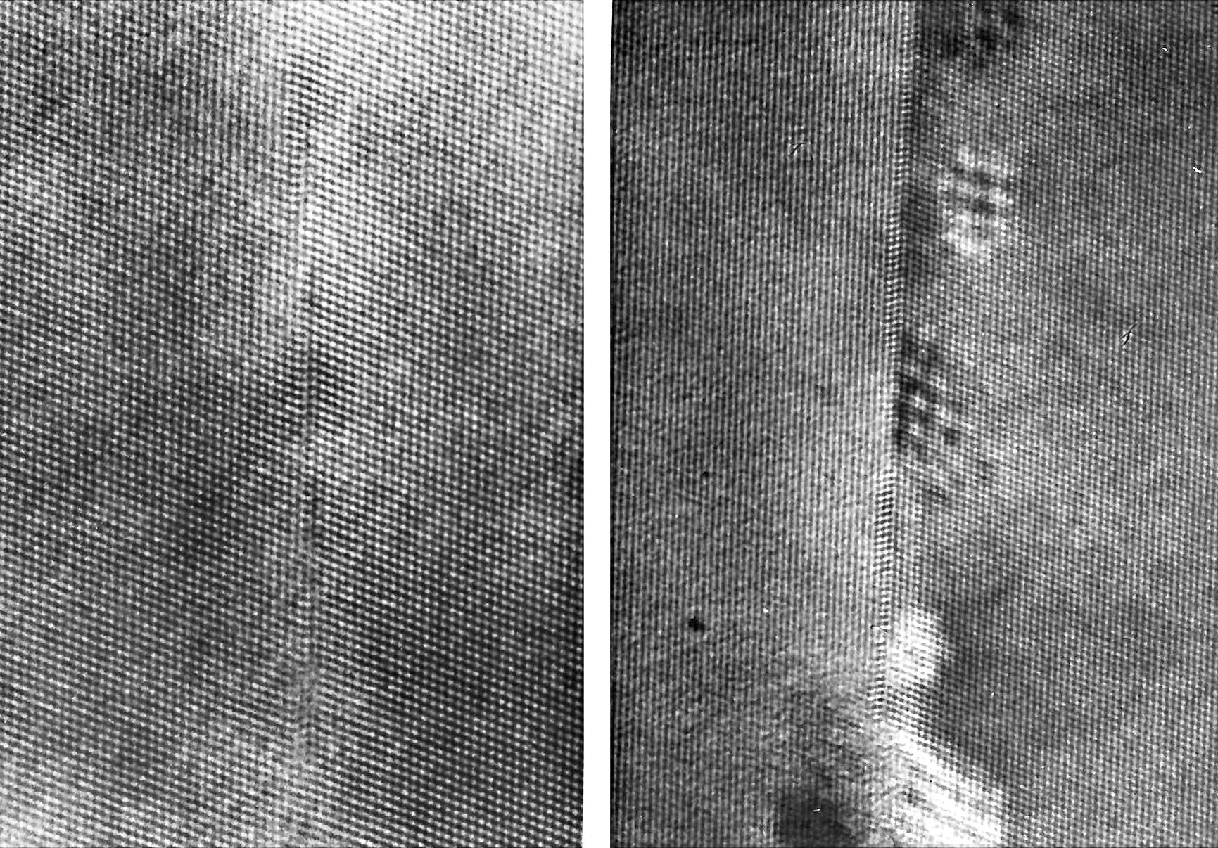 Grain boundaries in Si; HRTEM