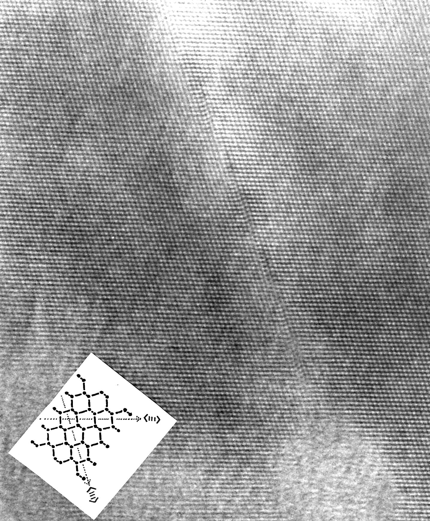 Grain boundaries in Si; HRTEM