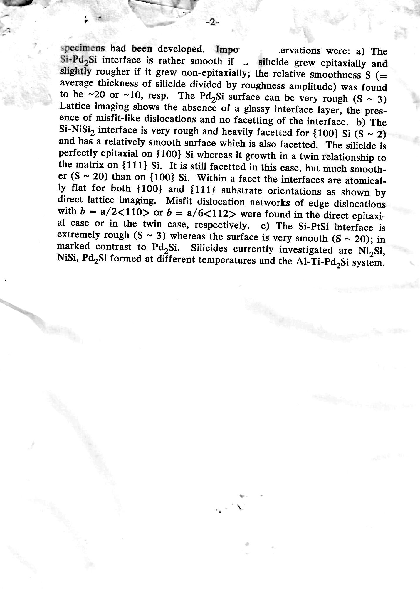 Progress report IBM 1979