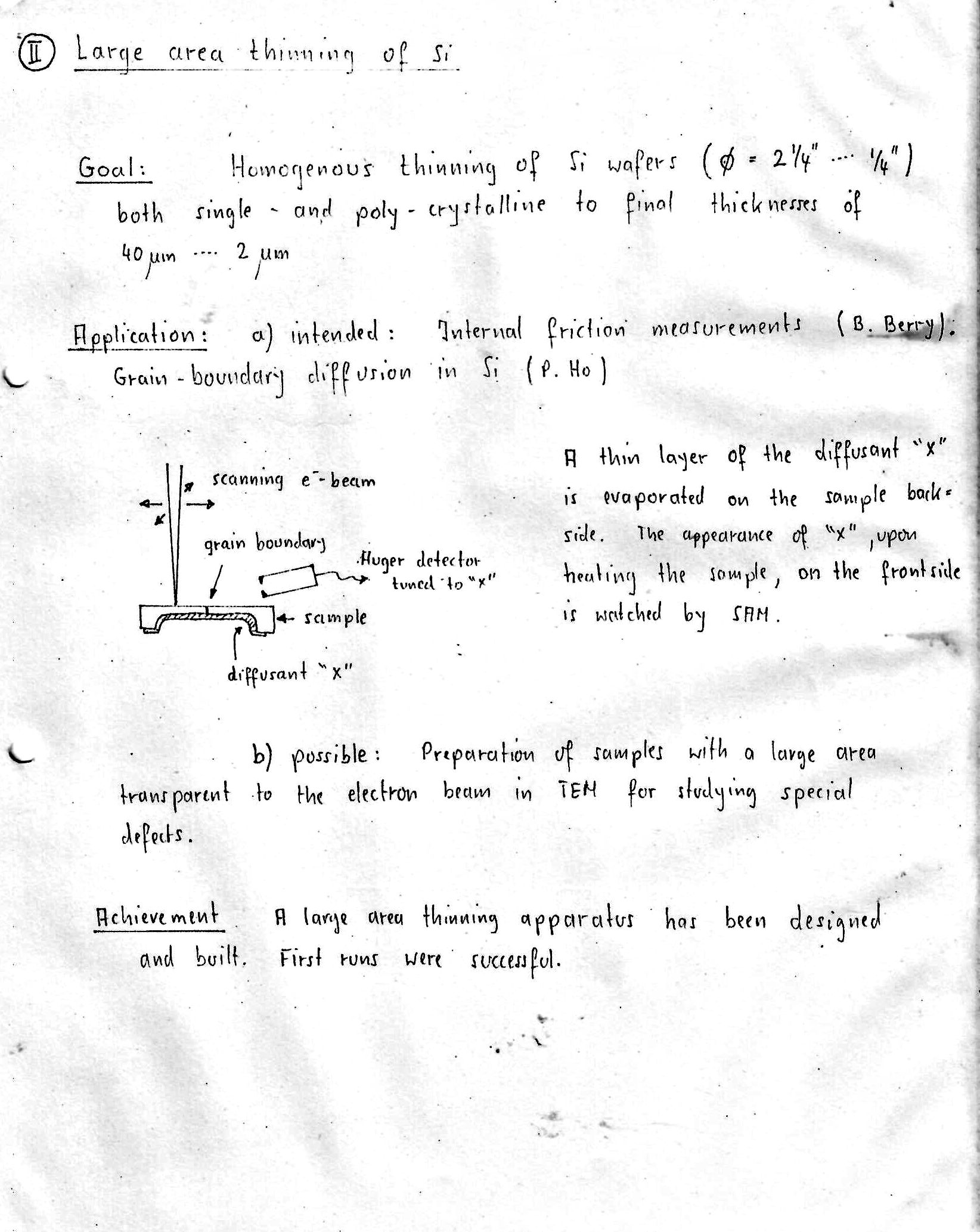 Progress report IBM 1979