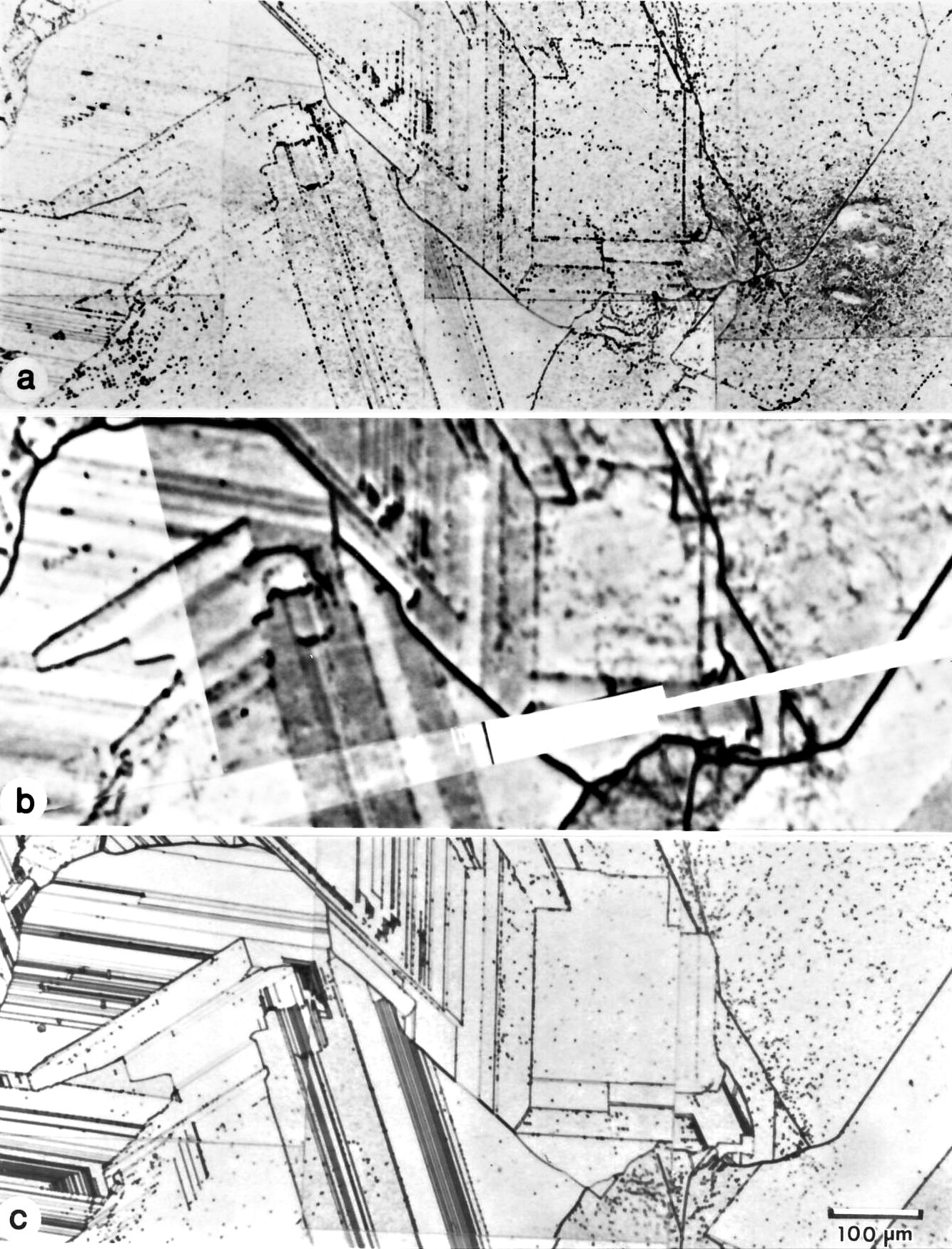 Anodic defect ertching in Si