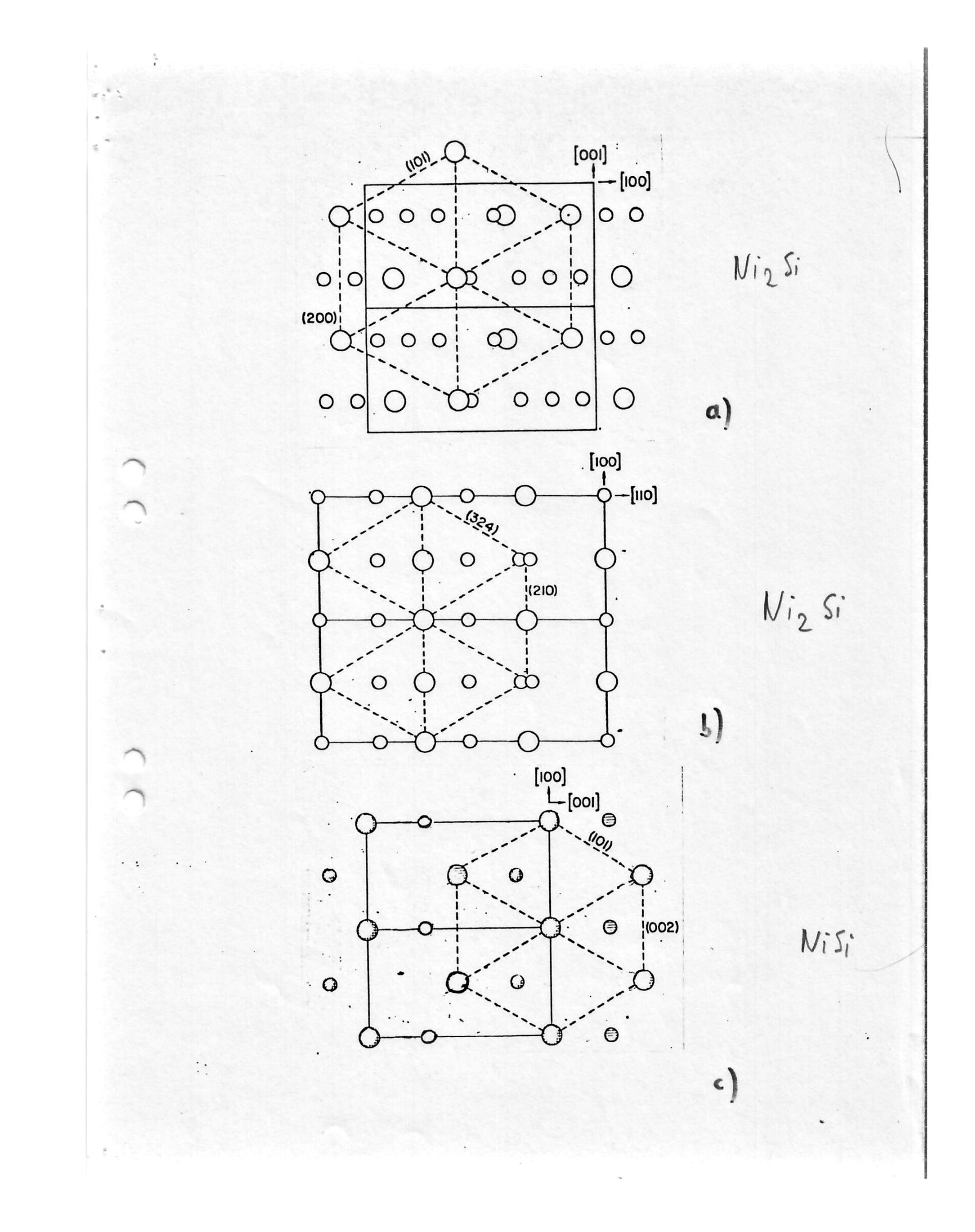 Si - silicide interface TEM