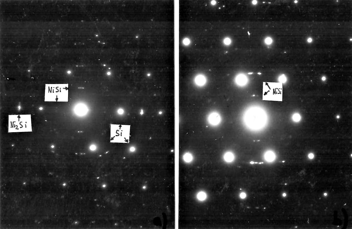Si - silicide interface TEM