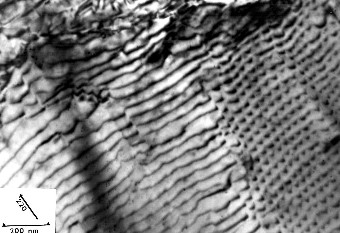 Si - silicide interface TEM