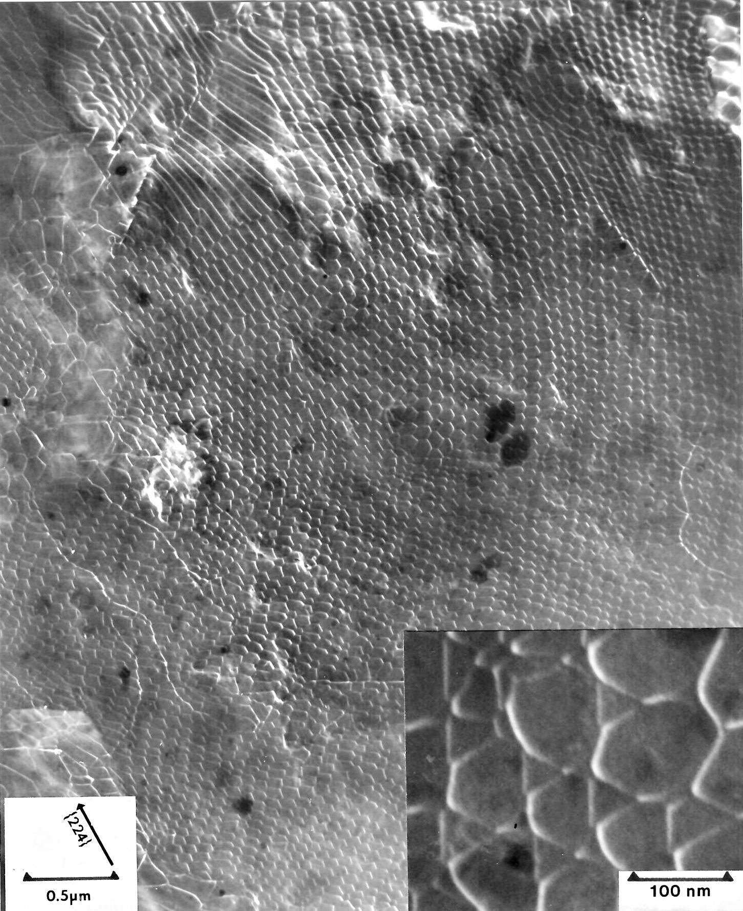 TEM Ni silicide interface