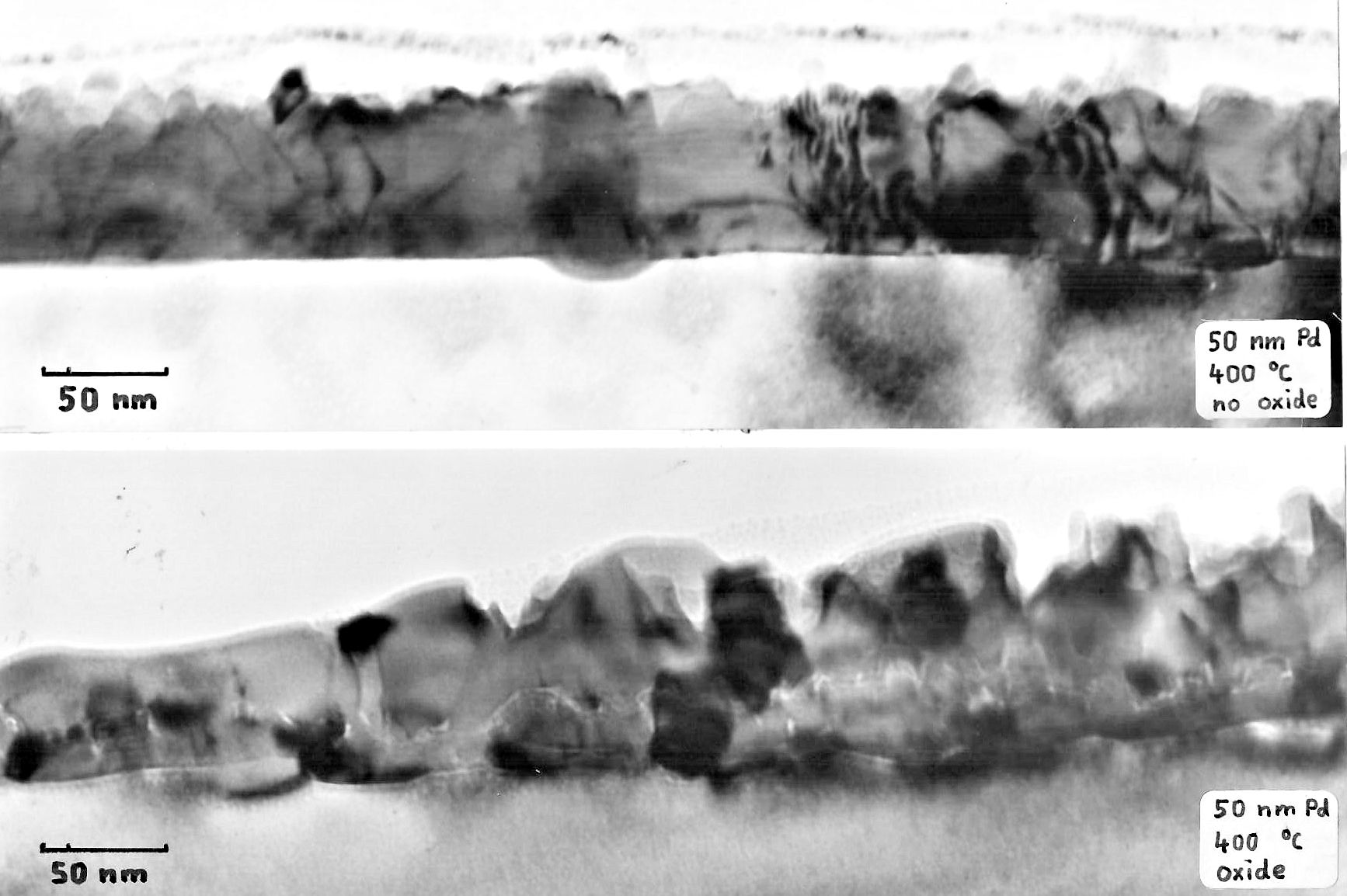 Silicide formation oxidized substrates