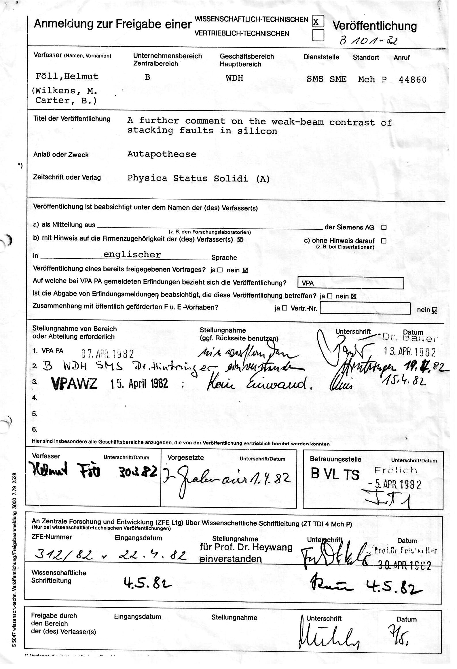 Freigabe Verffentlichuing Siemens