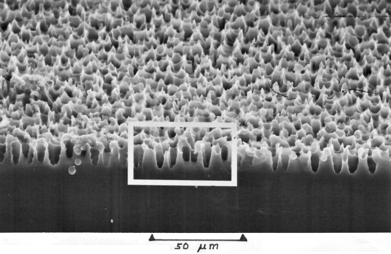 Discovery macropores in Si
