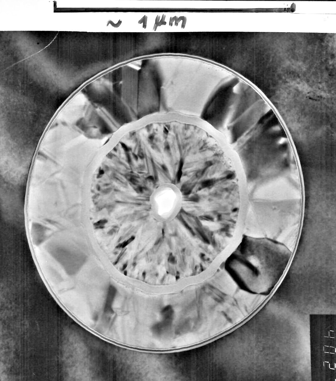 DRAM trench capacitor TEM