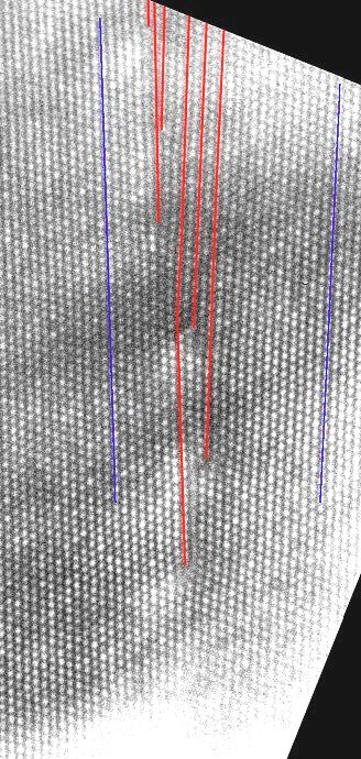 Small angle grain boundary inSi