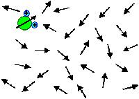 water dipoles without field