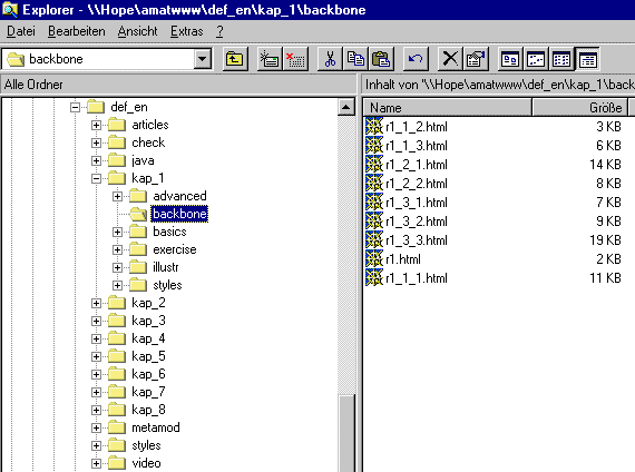 File structure of Hyperscripts