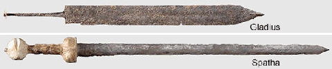 Comparison of Gladius and Spatha