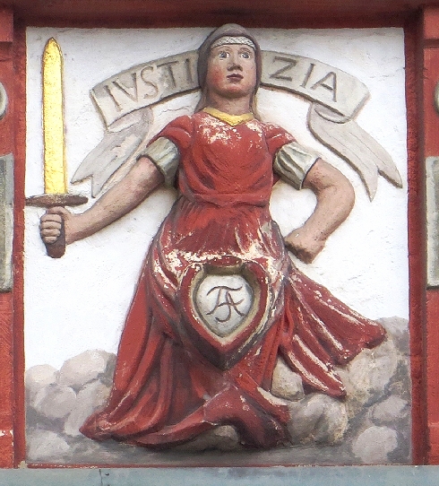 Justitia in Coburg, Germany