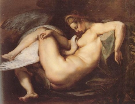 Leda and the swan, Rubens, Dresden