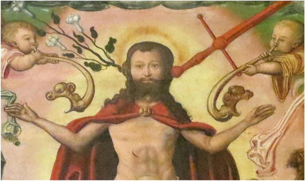 Jesus with sword