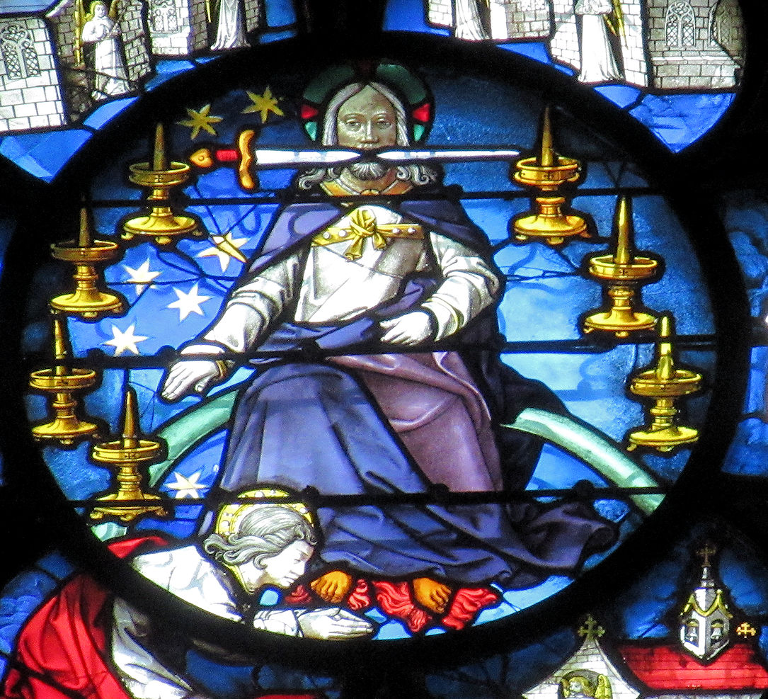 Jesu with sword from his mouth; Paris