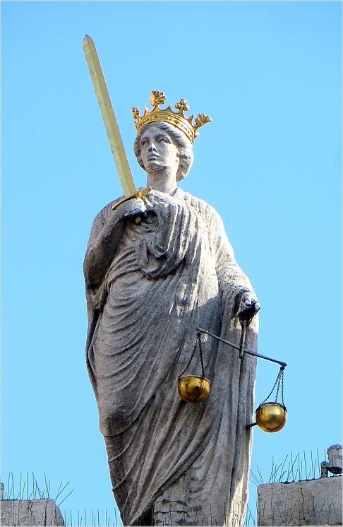 Justitia in Koper, Slowenia