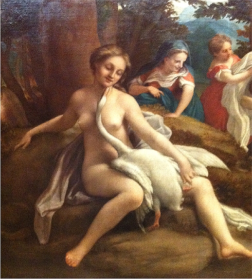 Leda and the swan; Berlin, Correggio