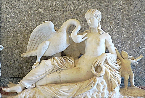 Leda and swan; Villa Borghese; Rome