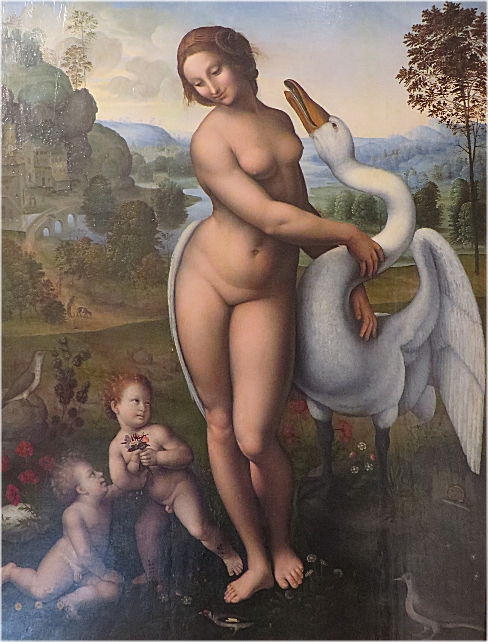 Leda and swan; Villa Borghese; Rome