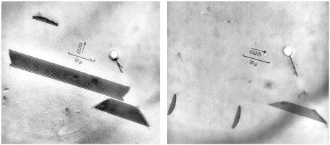 TEM contrast comparison