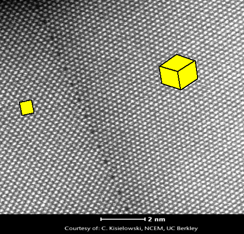 Grain boundary at atomic resolution