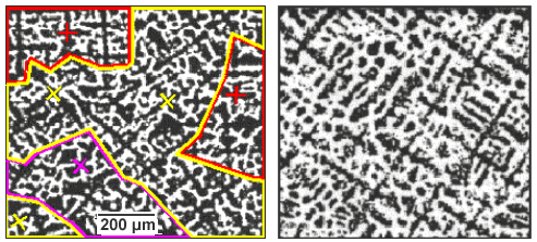 Dendrites and segregation in steel