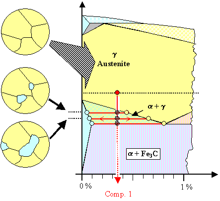 Iron carbon phase diagram