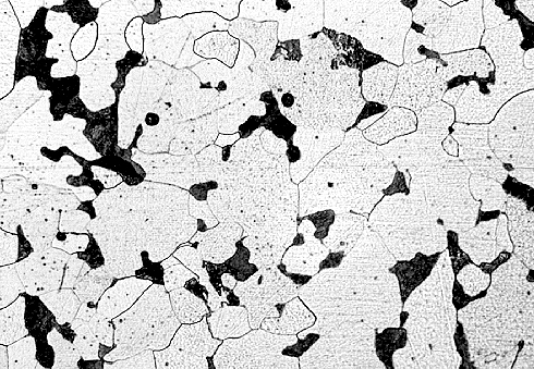 Structure of hypoeutectoid steel