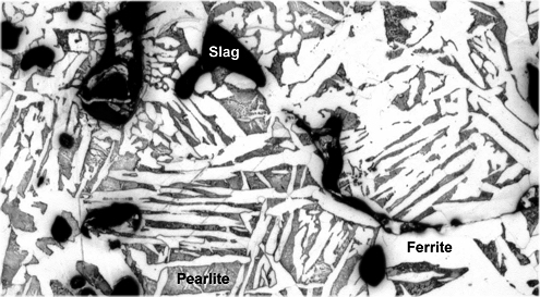 Widmannstaetten ferrite