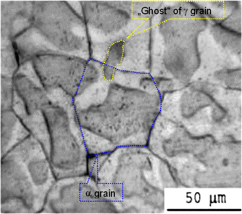 Ghost Structures in phosphorous iron