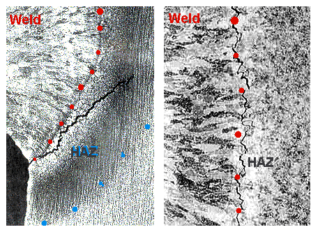 Hydrogen induced cracks in welding