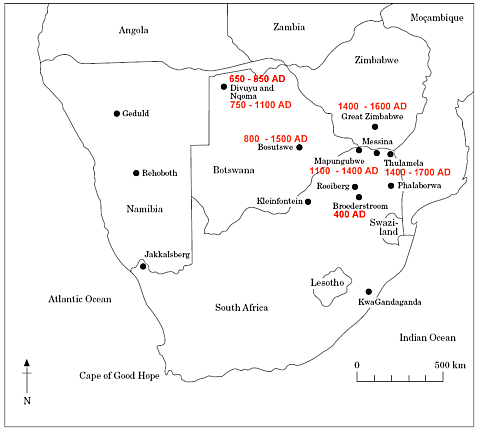 Ancient iron smelting in South Africa