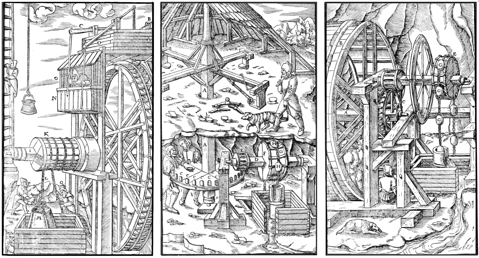 Water wheels in Agricola 1