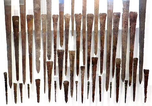 Bronze swords Minoan culture, Heraklion, 
Crete