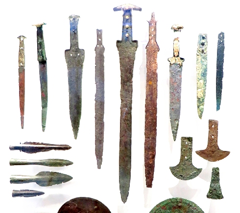 Bronze swords from Crete; 
Heraklion