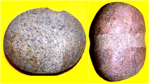 Old copper culture hammer stones