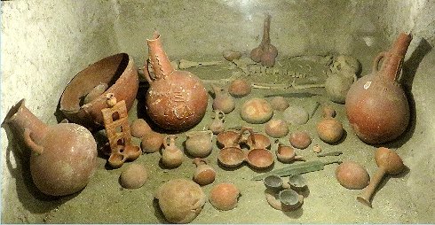 Cyprus Museum; Grave replica