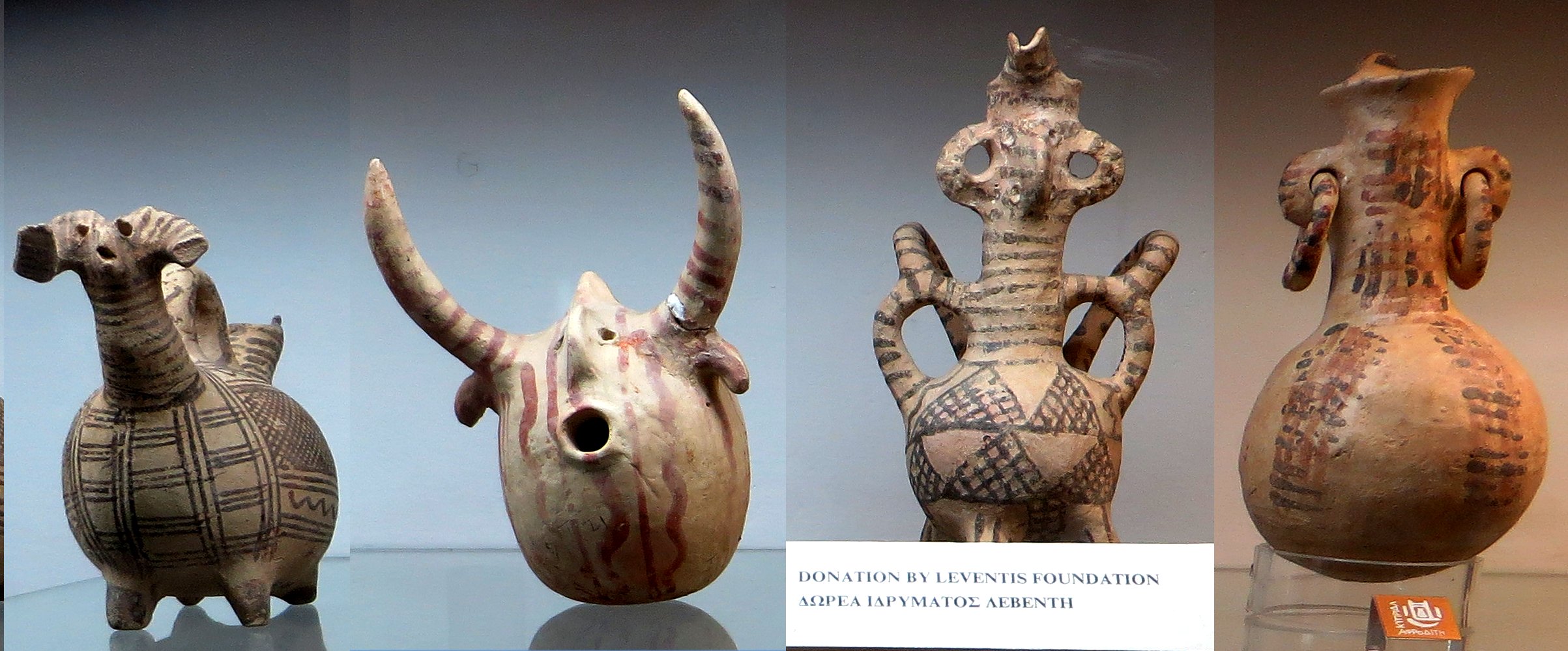 Cyprus Museum; funny ceramics