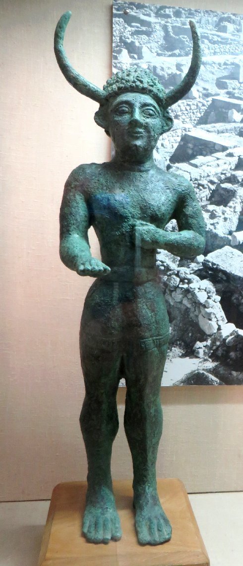 Cyprus Museum; horned God