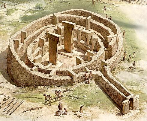 Gbekli Tepe; Model of buildings