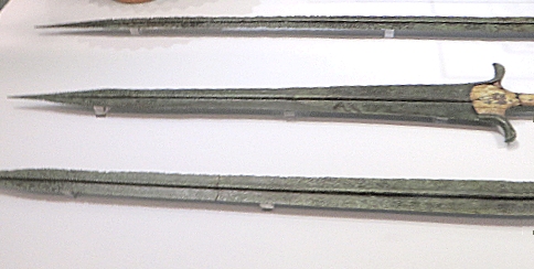 Bronze swords Heraklion; Crete