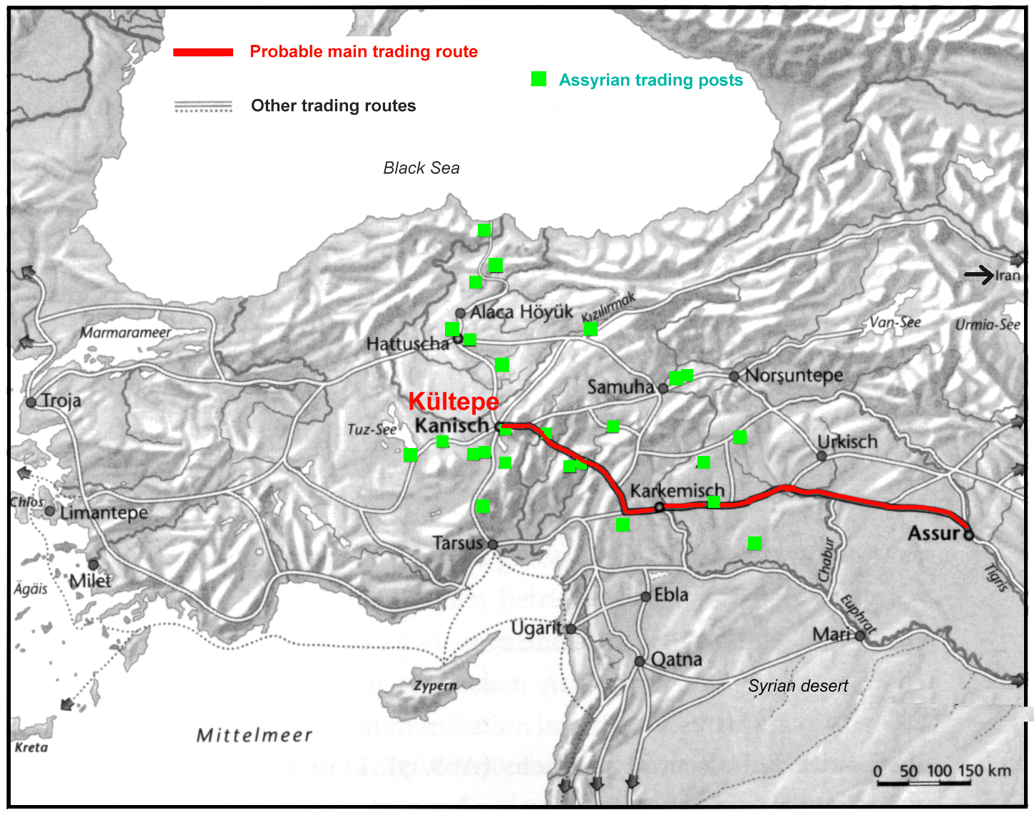 Assyrian trade with Anatolia in the second millennium 
BC