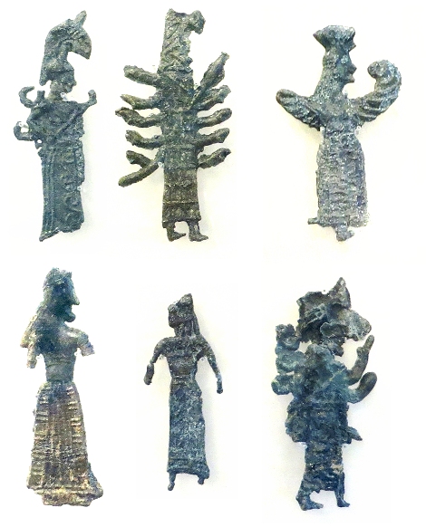 Lead votive figurines