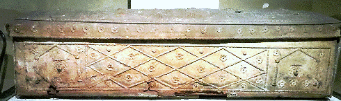 Lead sarcophagus; Roman